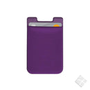 Kortholder silikon med tekstillomme.