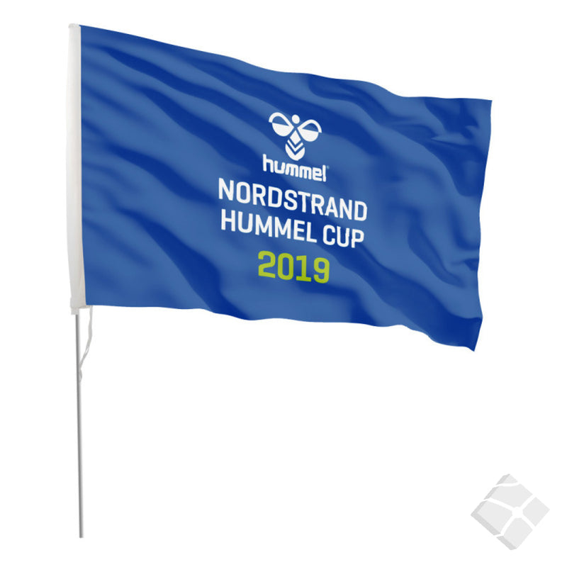 Logo flagg til flaggstang - 150 x 250cm