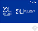 Logotrykk rygg 5 pk
