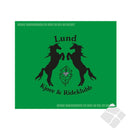 Lund Kjøre & rideklubb bryst logo, sort