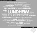 Lundheim folkehøgskole, tekst merke rygg, hvit