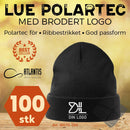 Lue/beanie med Polartec - 100 stk