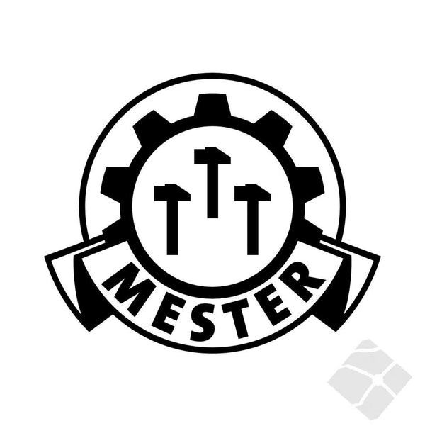 Mestermerket logo, sort - 200mm