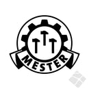 Mestermerket logo, sort - 200mm