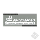 Modalsli rør bryst logo, hvit
