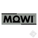 Mowi rygg logo, sort