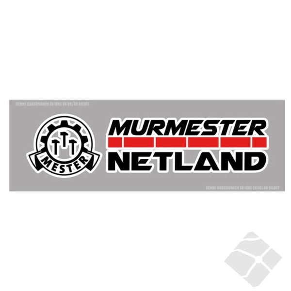 Murmester Netland, rygglogo