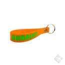 Nøkkelring med silikonband og logotrykk