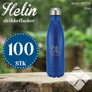 Drikkeflaske Helin m/lasergravert logo - 100 stk.