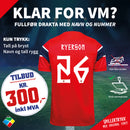 Drakt trykk til Norges VM drakt