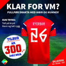 Drakt trykk til Norges VM drakt