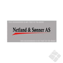Netland & Sønner bryst, sort/rød