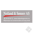 Netland & Sønner m/tekst, rygg logo
