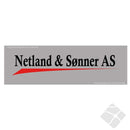 Netland & Sønner rygg, sort/rød