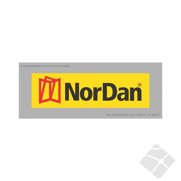 Nordan bryst logo farge, 120mm