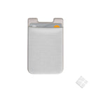 Kortholder silikon med tekstillomme.