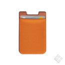 Kortholder silikon med tekstillomme.