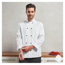 Chef`s jakke m/lang arm