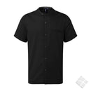 Chef`s recycled short sleeve shirt, sort