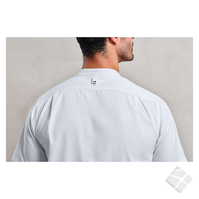 Chef`s recycled short sleeve shirt, sort