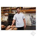 Chef`s recycled short sleeve shirt, hvit