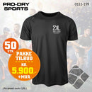 50 stk Sport T-skjorte m/brystlogo, sort