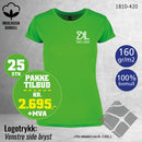 25 stk Fashion t-skjorte Kos, lime