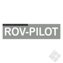 ROV-pilot rygglogo, hvit