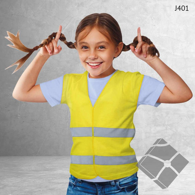 Refleks-/markeringsvest 50 stk, safety gul