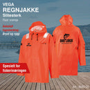 Regnjakke PVC Vega, flour orange
