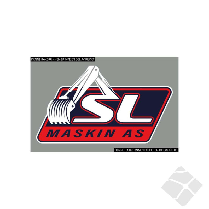 SL Maskin AS bryst logo , farger