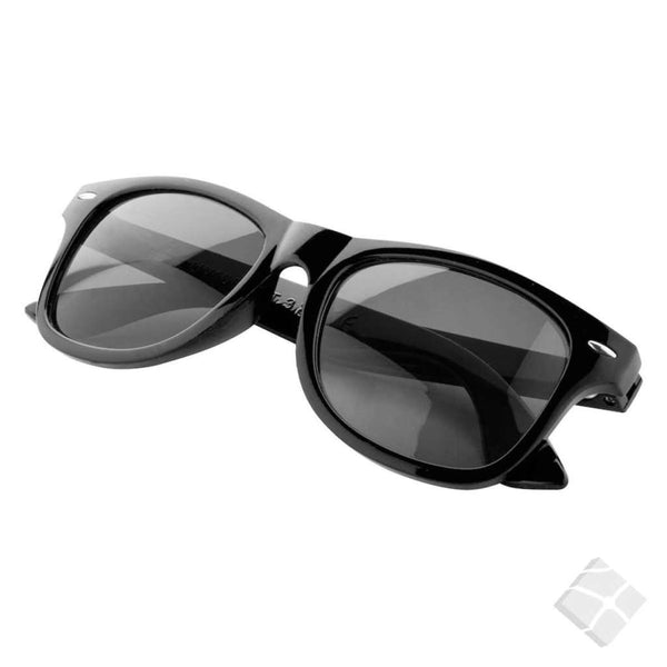 Solbrille ECO m/logo trykk - Sunrise, sort