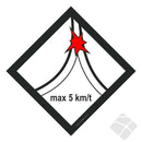 Sporskift max. 5km, hvit