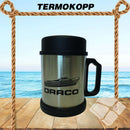 Draco klassisk stålkopp m/båt & logo