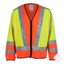 Refleksvest Trafikkdirigering -  KL3, gul/orange