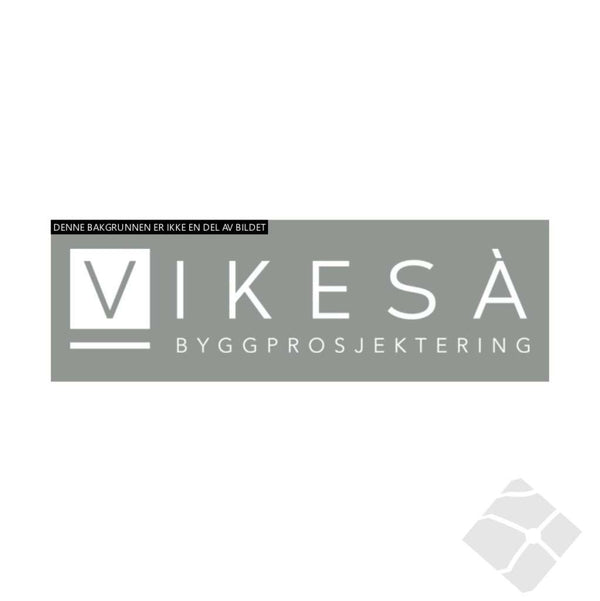 Vikesà Byggprosjektering, bryst logo