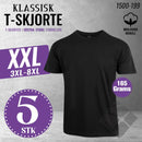 You t-skjorte XXL - 5 pk , sort