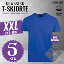 You t-skjorte XXL - 5 pk , kornblå