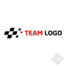 Team navn trykk nederst på rygg