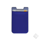 Kortholder silikon med tekstillomme.