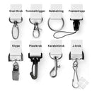 Logobånd/Lanyard 15mm med trykk.