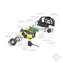 Hodelykt oppladbar iH5R Pro - 400LM