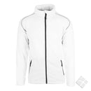 Microfleece jakke Gauta, hvit/grå