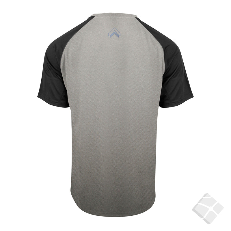 Sport t-skjorte Dragon kontrast, gråmelert