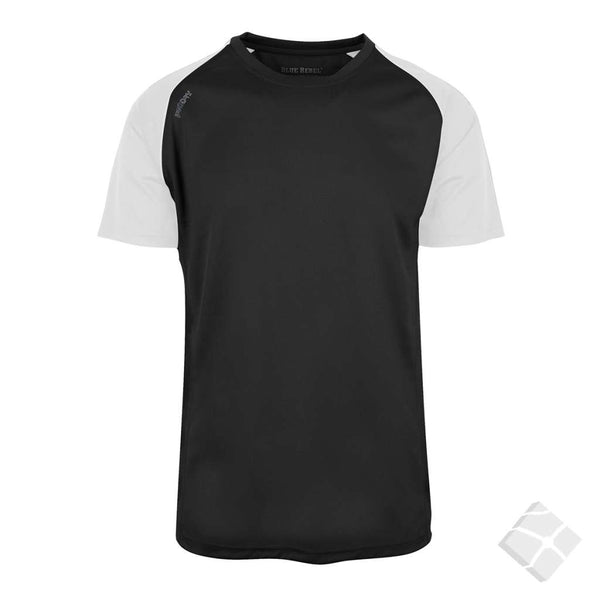 Sport t-skjorte Dragon kontrast, sort/hvit
