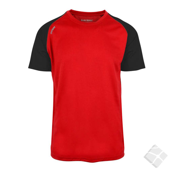 Sport t-skjorte Dragon kontrast, rød