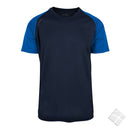 Sport t-skjorte Dragon kontrast, marine