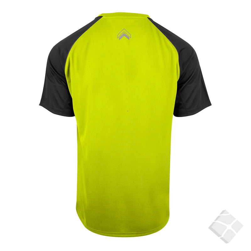 Sport t-skjorte Dragon kontrast, safety gul