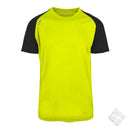 Sport t-skjorte Dragon kontrast, safety gul