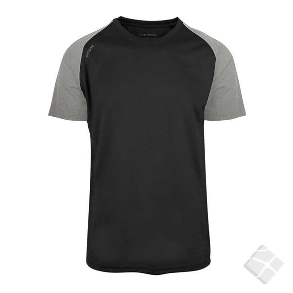 Sport t-skjorte Dragon kontrast, sort/grå